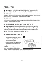 Предварительный просмотр 21 страницы HENX H40DC350 Operator'S Manual