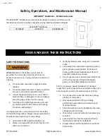 HEPACART AnteRoom HCAR3618 Operation And Maintenance Manual preview