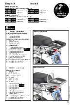 hepco & becker Easyrack 661655 01 01 Mounting Instructions preview