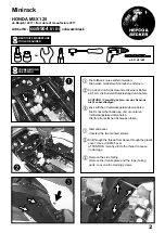 Preview for 2 page of hepco & becker HONDA MSX 125 Aassembly Instructions