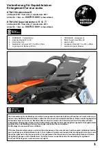 Preview for 1 page of hepco & becker KTM 1190 Adventure Quick Start Manual