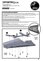 Preview for 2 page of hepco & becker SportRack 670707 00 01 Quick Manual