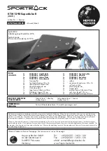 Preview for 1 page of hepco & becker SPORTRACK 6707564 00 01 Quick Start Manual