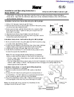 HERA ER1 LED Installation And Operating Instructions preview