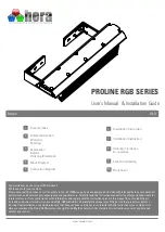 HERA P02010081 User Manual & Installation Manual preview