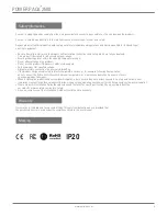 Preview for 2 page of HERA POWER PACK 2500 User Manual & Installation Manual