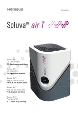 Heraeus Soluva Air T Operation Manual предпросмотр