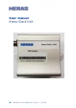 Heras Cloud Unit User Manual preview