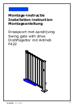 Heras F422 Installation Instruction preview