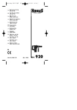 Hercules 42.582.12 Operating Instructions Manual preview