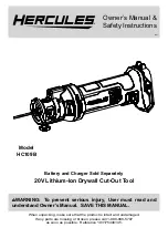 Hercules 58747 Owner'S Manual & Safety Instructions предпросмотр