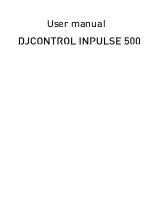 Preview for 1 page of Hercules DJControl Inpulse 500 User Manual