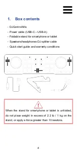 Preview for 4 page of Hercules DJCONTROL MIX User Manual