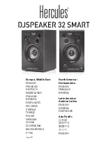 Hercules DJSPEAKER 32 SMART Manual preview