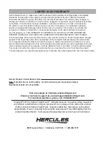 Предварительный просмотр 8 страницы Hercules HC06 Owner'S Manual & Safety Instructions