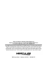 Предварительный просмотр 8 страницы Hercules HC102B Owner'S Manual & Safety Instructions