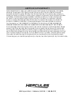 Preview for 12 page of Hercules HC103B Owner'S Manual & Safety Instructions