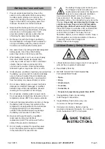 Предварительный просмотр 5 страницы Hercules HC105B Owner'S Manual & Safety Instructions