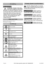 Предварительный просмотр 6 страницы Hercules HC105B Owner'S Manual & Safety Instructions