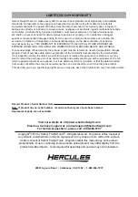 Предварительный просмотр 12 страницы Hercules HC105B Owner'S Manual & Safety Instructions