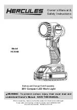 Hercules HC106B Owner'S Manual & Safety Instructions preview