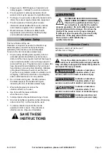 Preview for 5 page of Hercules HD81B Owner'S Manual & Safety Instructions