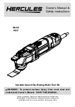 Hercules HE41 Owner'S Manual & Safety Instructions preview