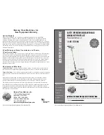 Hercules Hercules 1.5 HP, 175 RPM Safety, Operation And Maintenance Manual With Parts List предпросмотр