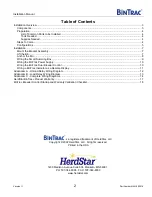 Предварительный просмотр 2 страницы herdstar BinTrac DBTB-200 Installation Manual