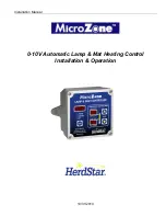 Предварительный просмотр 1 страницы herdstar MicroZone MC110A Installation & Operation Manual