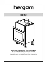 Preview for 1 page of hergom DERO Installation, Use And Maintenance Instructions