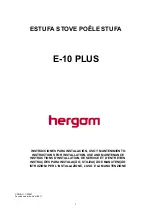 Preview for 1 page of hergom E-10 PLUS Instructions For Installation, Use And Maintenance Manual