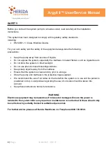 Preview for 4 page of Herida Healthcare ARG-121-2 User & Full Service Manual