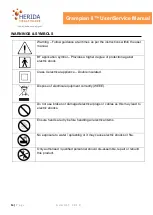 Предварительный просмотр 14 страницы Herida Healthcare Grampian II User & Service Manual