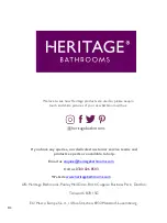 Предварительный просмотр 13 страницы Heritage Bathrooms Dawlish TDCC04 Installation Instructions And User Manual