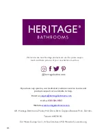 Предварительный просмотр 12 страницы Heritage Bathrooms Glastonbury TGRC00 Installation Instructions And User Manual