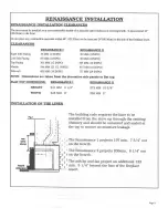 Preview for 4 page of Heritage Cartier 1 Owner'S Installation &  Operating Manual