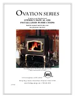 Preview for 1 page of Heritage Ovation Series Owner'S Manual And Installation Instructions