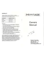 Heritage The Kenny Burrell Owner'S Manual preview