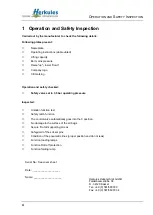 Preview for 4 page of Herkules Hebetechnik GmbH HLS 1200-11 Operating Manual And Test Record