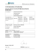 Preview for 10 page of Herkules Hebetechnik GmbH HLS 1200-11 Operating Manual And Test Record