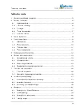 Preview for 3 page of Herkules Hebetechnik GmbH HLS 1200-13 Operating Manual And Test Record