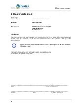 Preview for 8 page of Herkules Hebetechnik GmbH HLS 1200-13 Operating Manual And Test Record