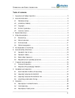 Preview for 3 page of Herkules Hebetechnik GmbH K1200-HLS-61 Operating Manual And Test Record