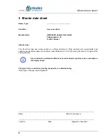 Preview for 8 page of Herkules Hebetechnik GmbH K1200-HLS-61 Operating Manual And Test Record