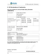 Preview for 12 page of Herkules Hebetechnik GmbH K1200-HLS-61 Operating Manual And Test Record