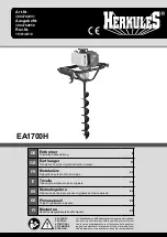 HERKULES Earth auger Translation From The Original Instruction Manual предпросмотр