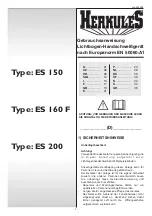 HERKULES ES 150 Manual предпросмотр