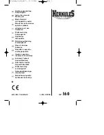 Предварительный просмотр 1 страницы HERKULES IW 160 Instruction Manual