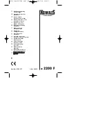 HERKULES SE 2200 F Operating Instructions Manual предпросмотр